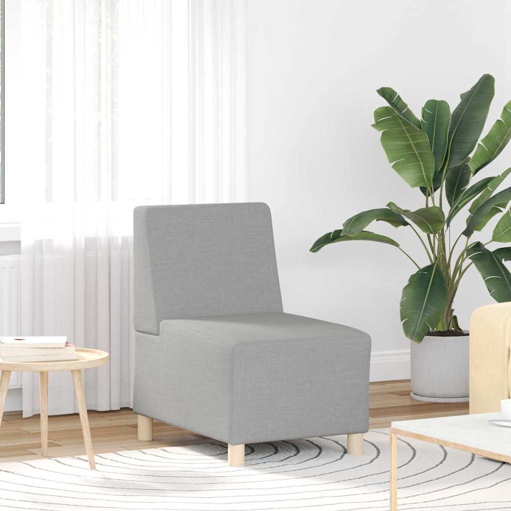 Modulares Armfreies Sofa 2 pcs Wolken-Grau 55 x 74 x 82 cm