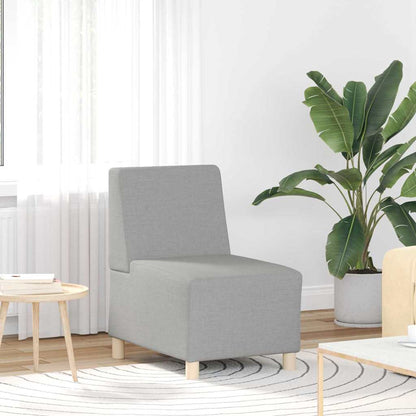 Modulares Armfreies Sofa 2 pcs Wolken-Grau 55 x 74 x 82 cm