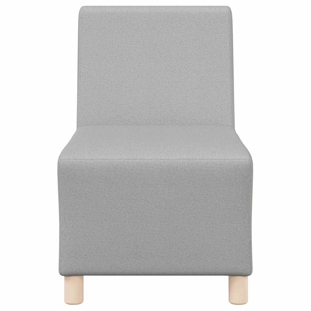Modulares Armfreies Sofa 2 pcs Wolken-Grau 55 x 74 x 82 cm