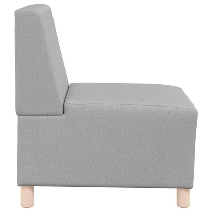 Modulares Armfreies Sofa 2 pcs Wolken-Grau 55 x 74 x 82 cm
