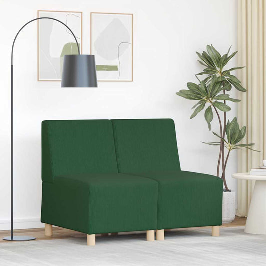 Modulares Armfreies Sofa 2 pcs Dschungelgrün 55 x 74 x 82 cm