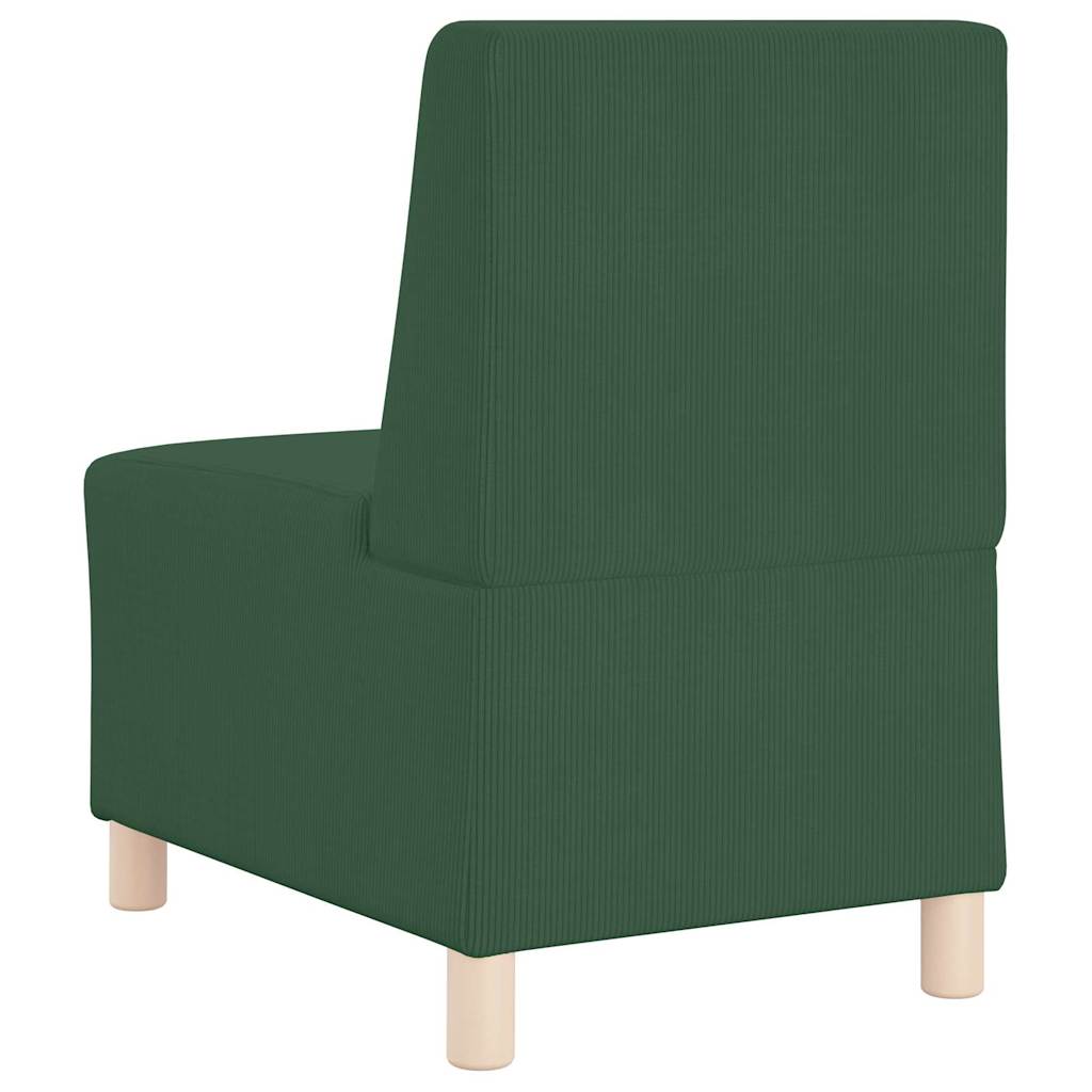 Modulares Armfreies Sofa 2 pcs Dschungelgrün 55 x 74 x 82 cm