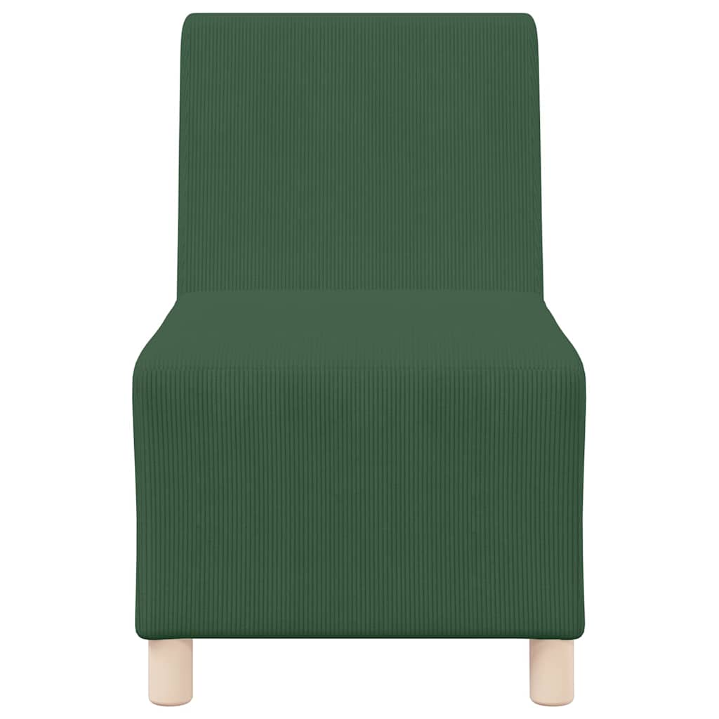 Modulares Armfreies Sofa 2 pcs Dschungelgrün 55 x 74 x 82 cm