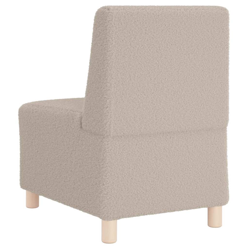 Modulares Armfreies Sofa 2 pcs Hellgrau 55 x 74 x 82 cm