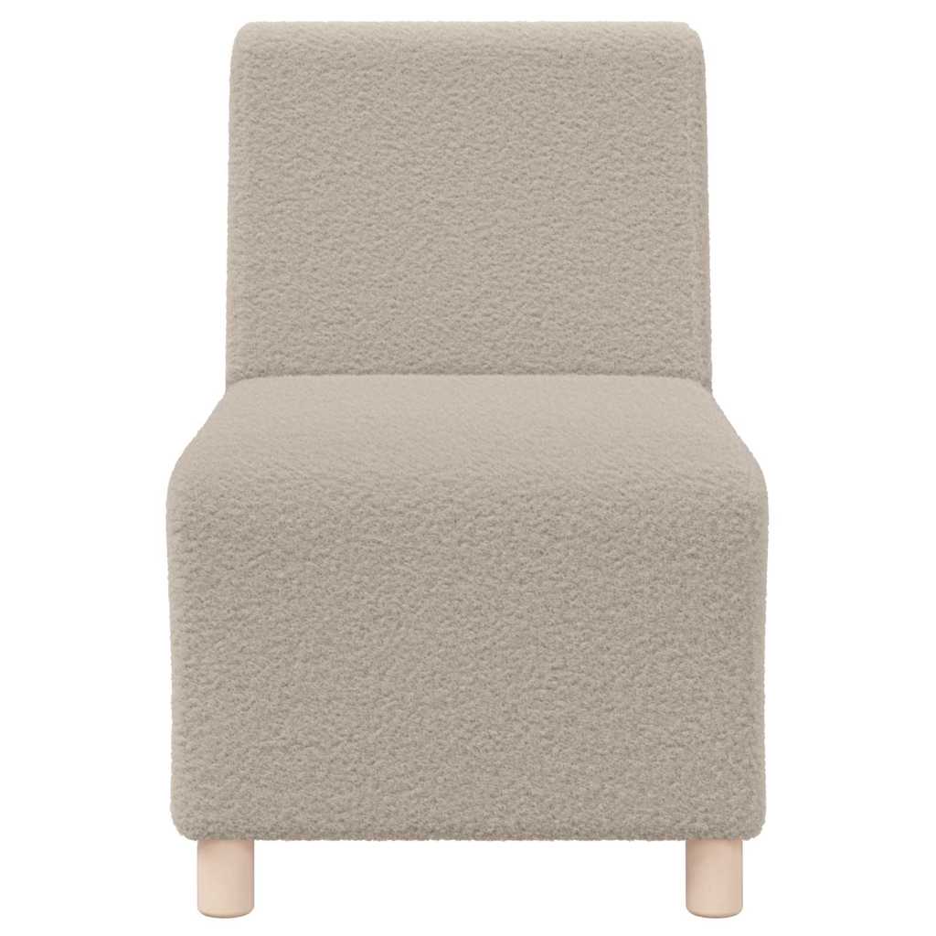 Modulares Armfreies Sofa 2 pcs Hellgrau 55 x 74 x 82 cm