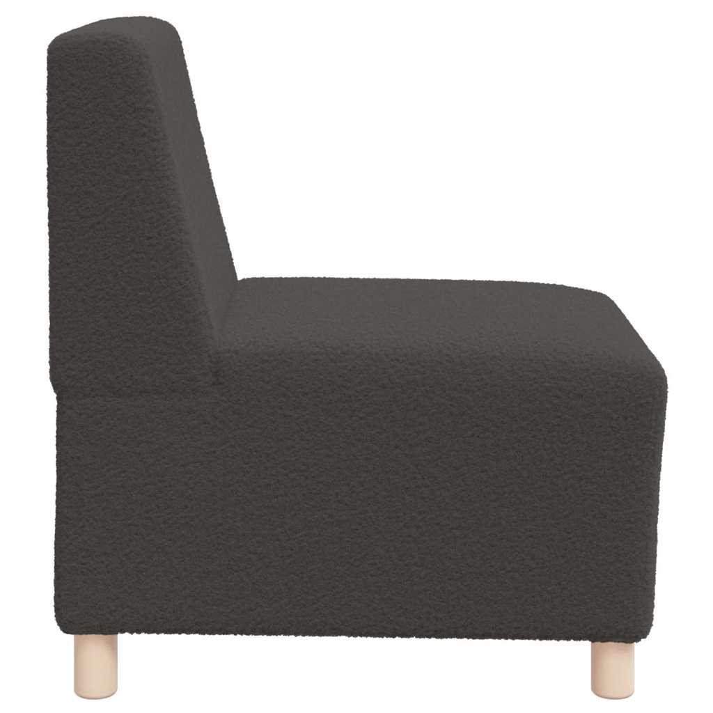 Modulares Armfreies Sofa 2 pcs Dunkelgrau 55 x 74 x 82 cm