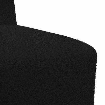 Modulares Armfreies Sofa 2 pcs Schwarz 55 x 74 x 82 cm