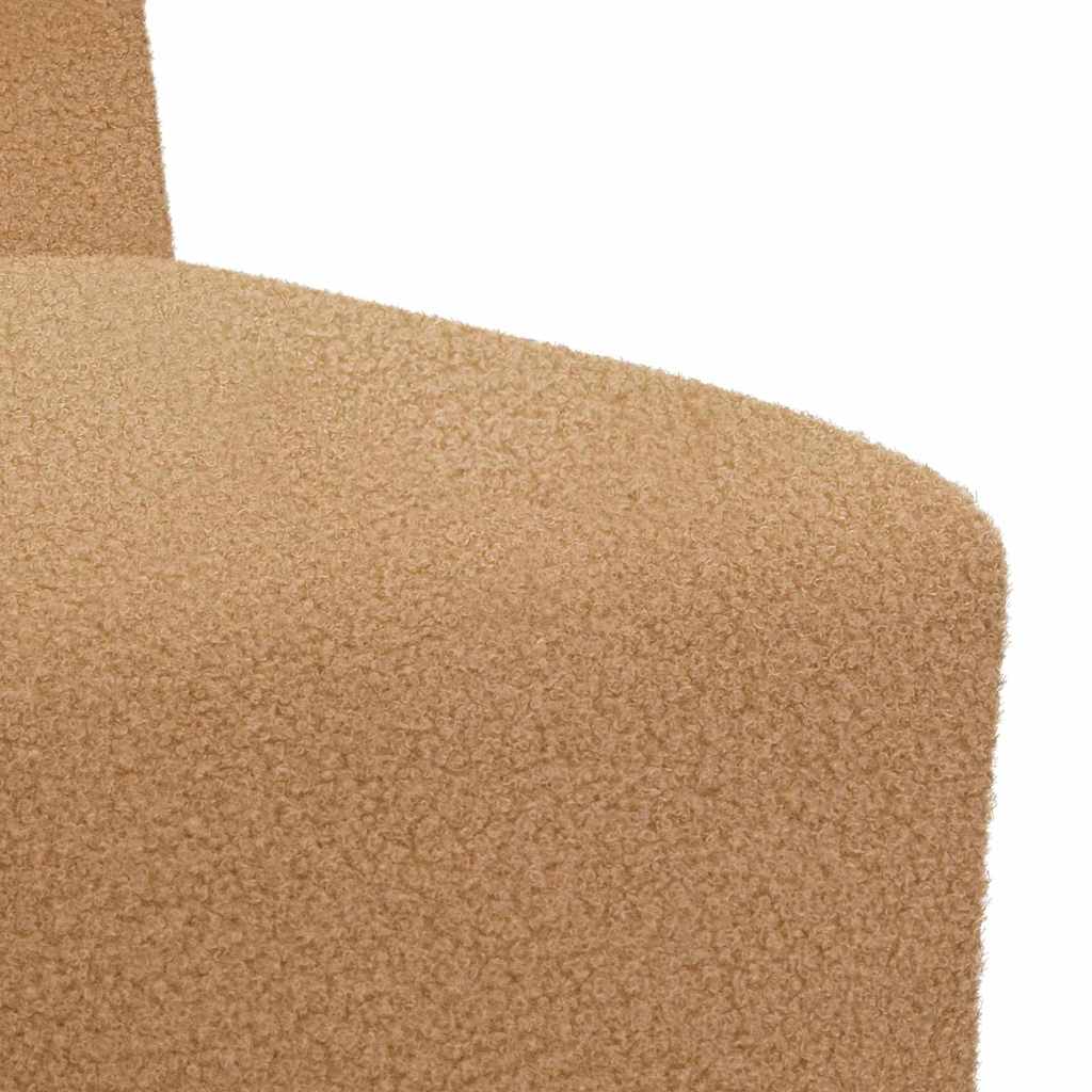 Modulares Armfreies Sofa 2 pcs Beige 55 x 74 x 82 cm Cordstoff