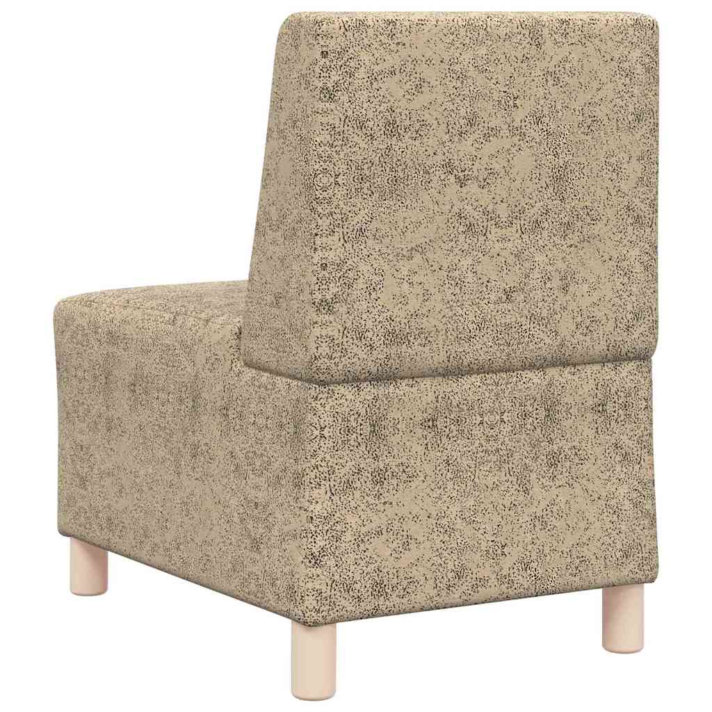 Sofa Stuhl 2 pcs Hellgrau 55 x 74 x 82 cm Faux Wildleder