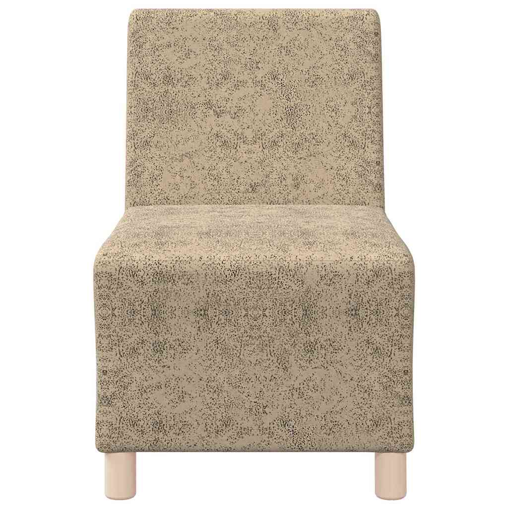 Sofa Stuhl 2 pcs Hellgrau 55 x 74 x 82 cm Faux Wildleder