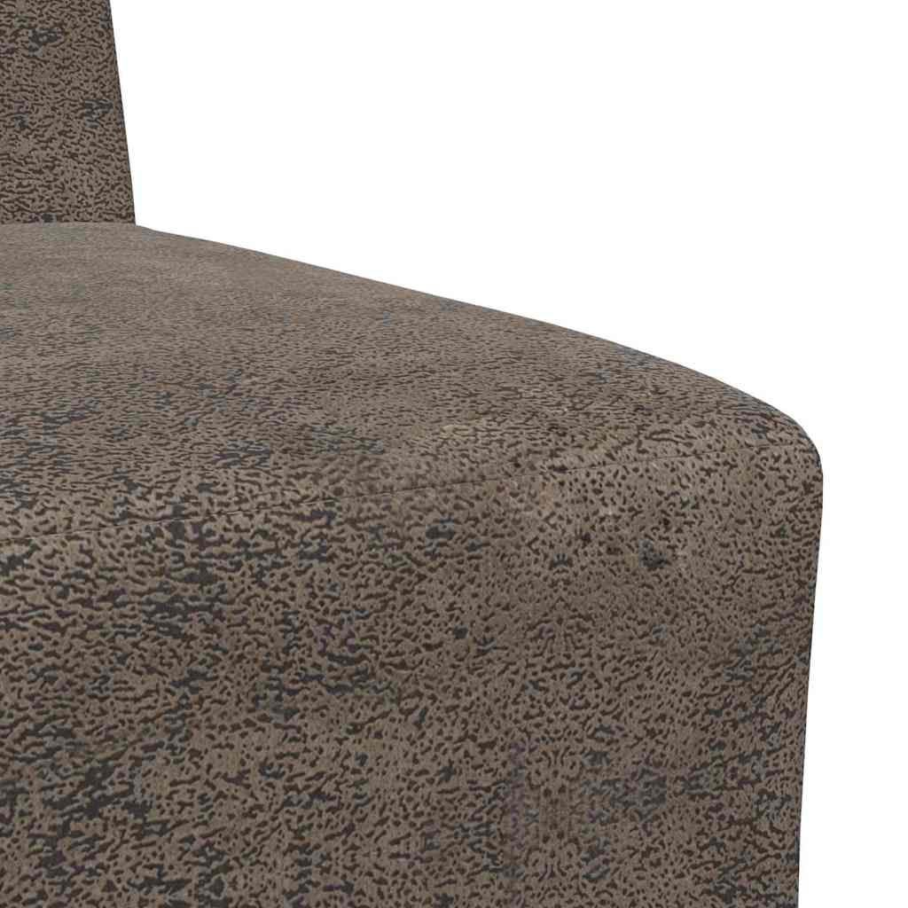 Sofa Stuhl 2 pcs Dunkelgrau 55 x 74 x 82 cm Faux Wildleder