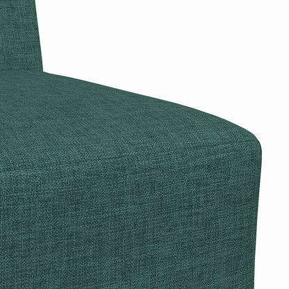 Modulares Armfreies Sofa 3 pcs Dunkelgrün 55 x 74 x 82 cm Stoff