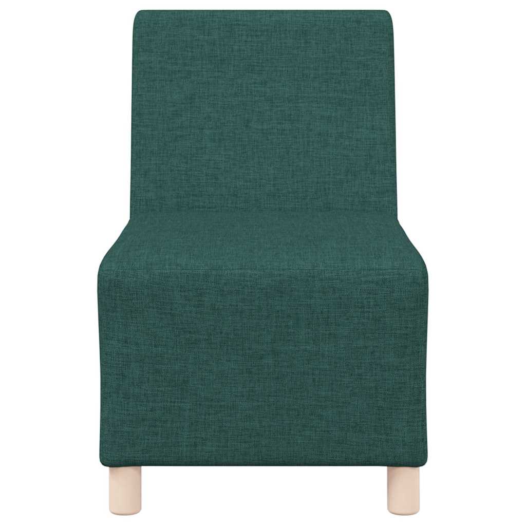 Modulares Armfreies Sofa 3 pcs Dunkelgrün 55 x 74 x 82 cm Stoff