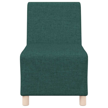 Modulares Armfreies Sofa 3 pcs Dunkelgrün 55 x 74 x 82 cm Stoff