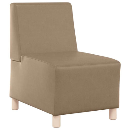 Modulares Armfreies Sofa 3 pcs Cappuccino 55 x 74 x 82 cm