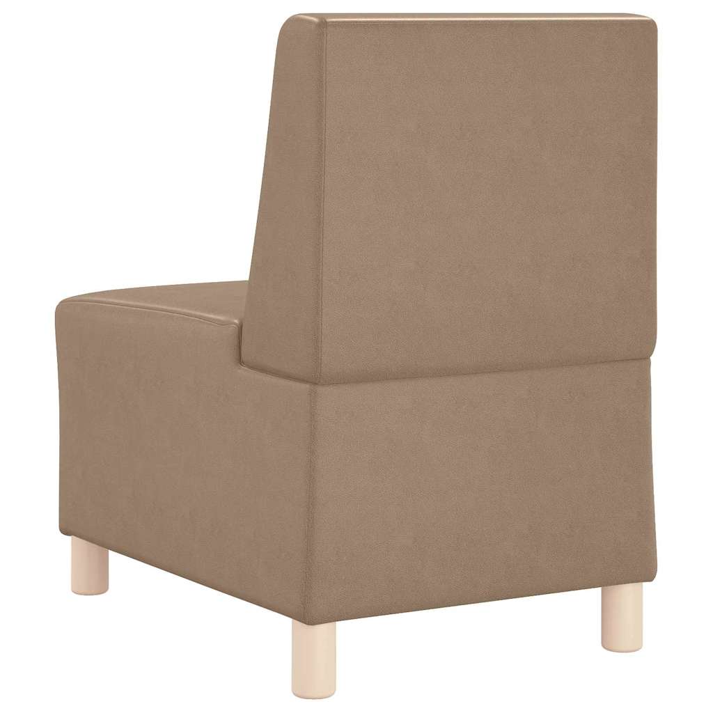 Modulares Armfreies Sofa 3 pcs Cappuccino 55 x 74 x 82 cm