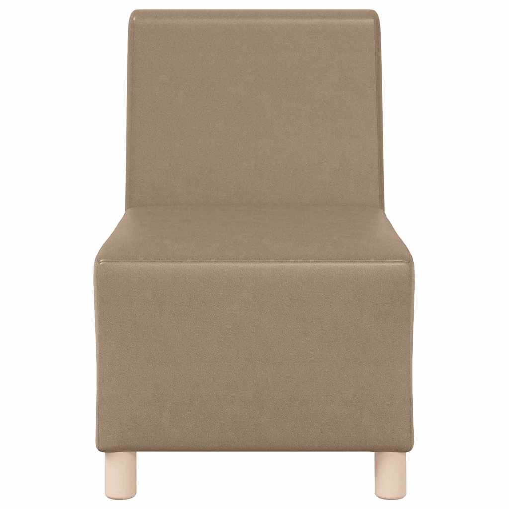 Modulares Armfreies Sofa 3 pcs Cappuccino 55 x 74 x 82 cm