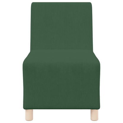 Modulares Armfreies Sofa 3 pcs Dschungelgrün 55 x 74 x 82 cm