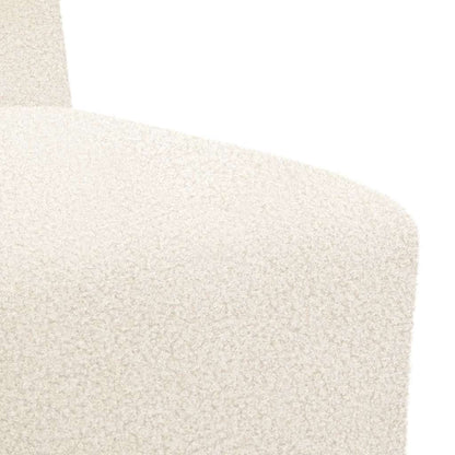 Modulares Armfreies Sofa 3 pcs Creme 55 x 74 x 82 cm Cordstoff