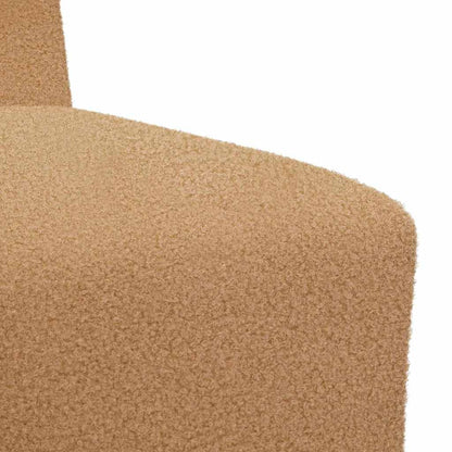 Modulares Armfreies Sofa 3 pcs Beige 55 x 74 x 82 cm Cordstoff