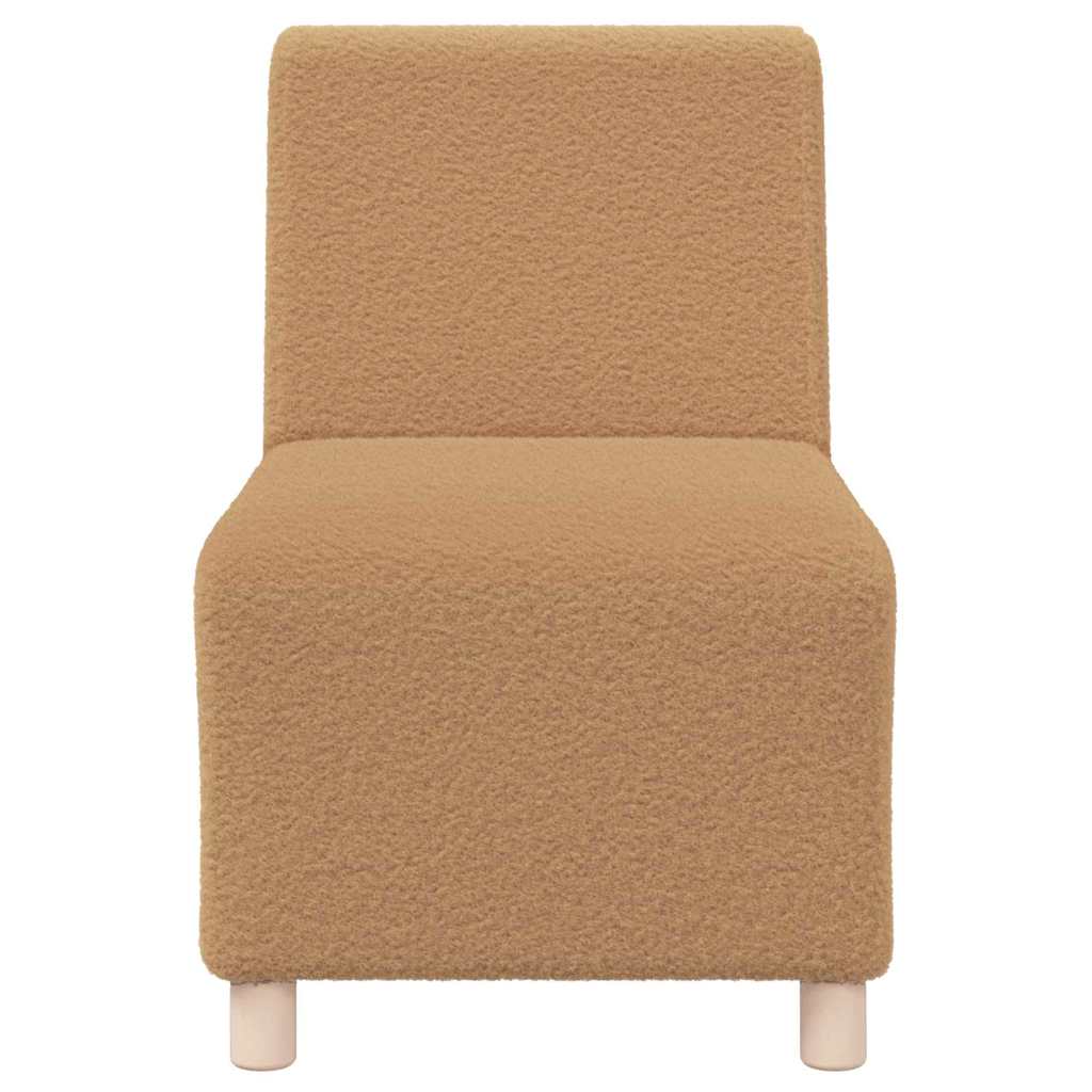 Modulares Armfreies Sofa 3 pcs Beige 55 x 74 x 82 cm Cordstoff