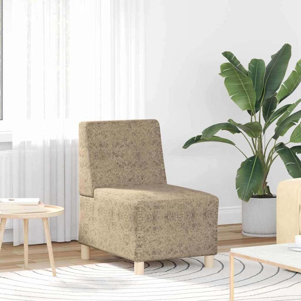Sofa Stuhl 3 pcs Hellgrau 55 x 74 x 82 cm Faux Wildleder