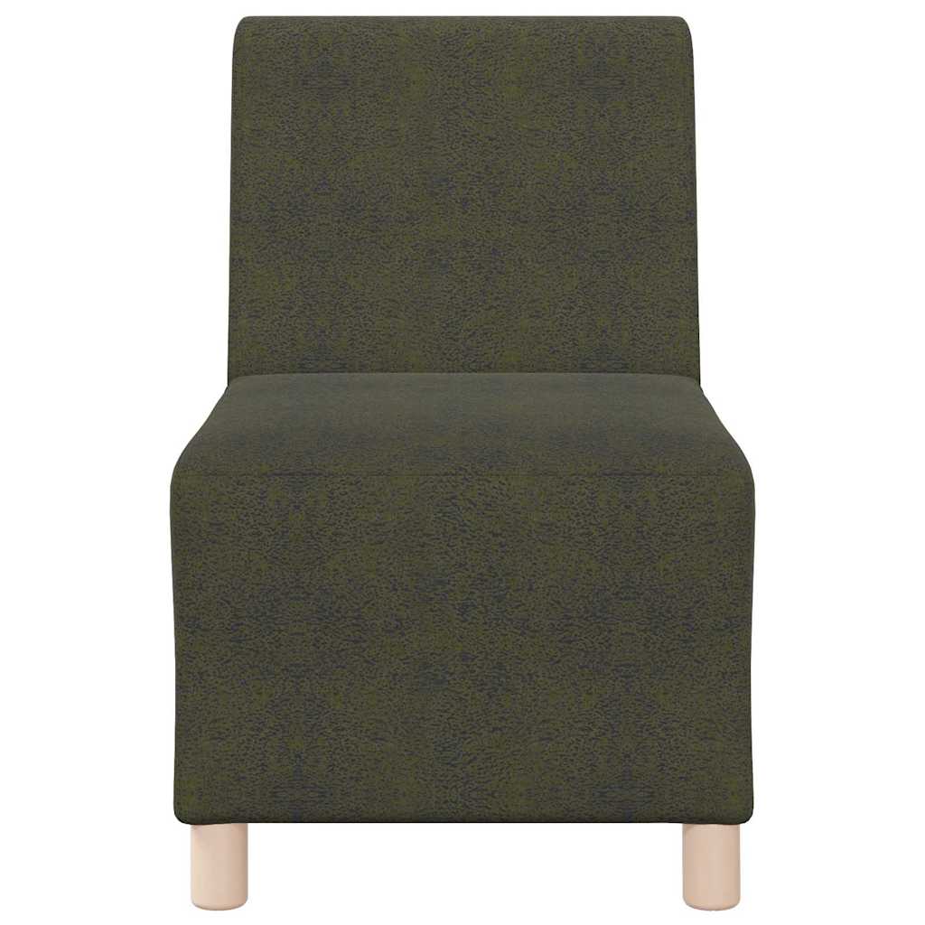 Sofa Stuhl 3 pcs Grün 55 x 74 x 82 cm Faux Wildleder