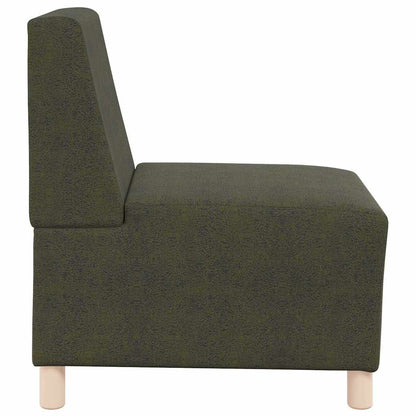 Sofa Stuhl 3 pcs Grün 55 x 74 x 82 cm Faux Wildleder