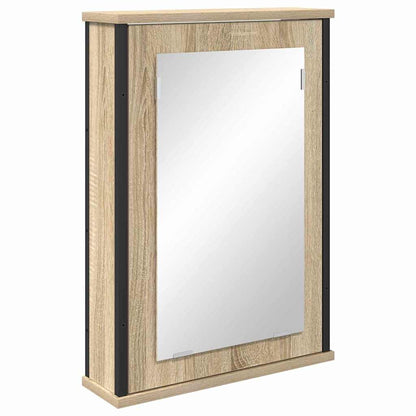 Badezimmermöbel Set 4 pcs Sonoma Eiche 33 x 33 x 185.5 cm