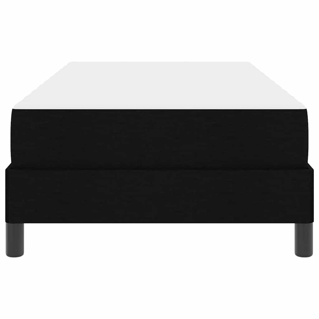 Boxspringbett mit Matratze Schwarz 90 x 190 cm Stoff