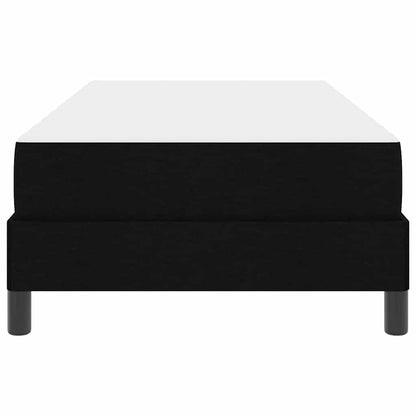Boxspringbett mit Matratze Schwarz 100 x 200 cm Stoff