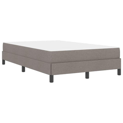 Boxspringbett mit Matratze Taupe 120 x 190 cm Stoff