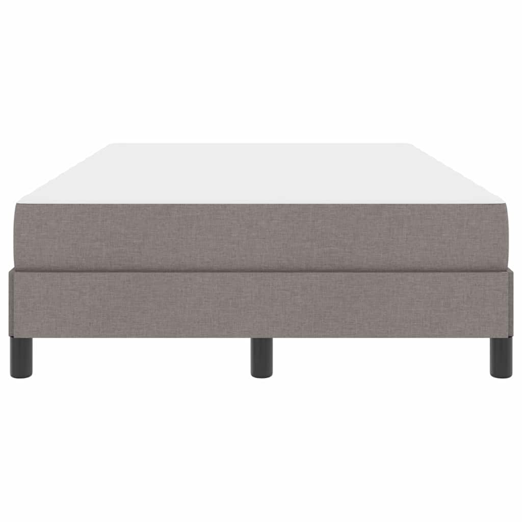 Boxspringbett mit Matratze Taupe 120 x 190 cm Stoff