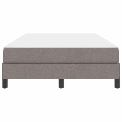 Boxspringbett mit Matratze Taupe 120 x 190 cm Stoff
