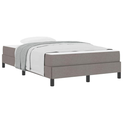 Boxspringbett mit Matratze Taupe 120 x 190 cm Stoff