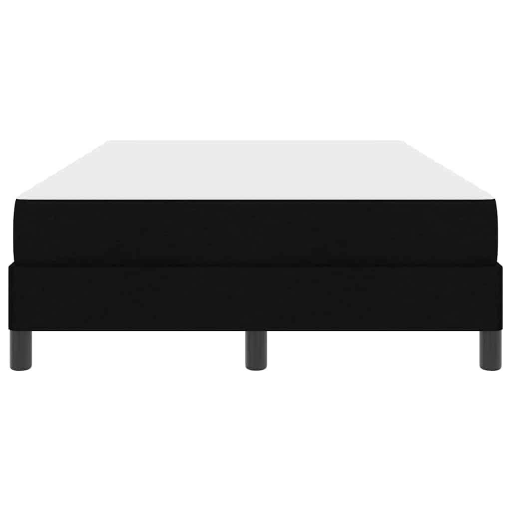 Boxspringbett mit Matratze Schwarz 120 x 200 cm Stoff