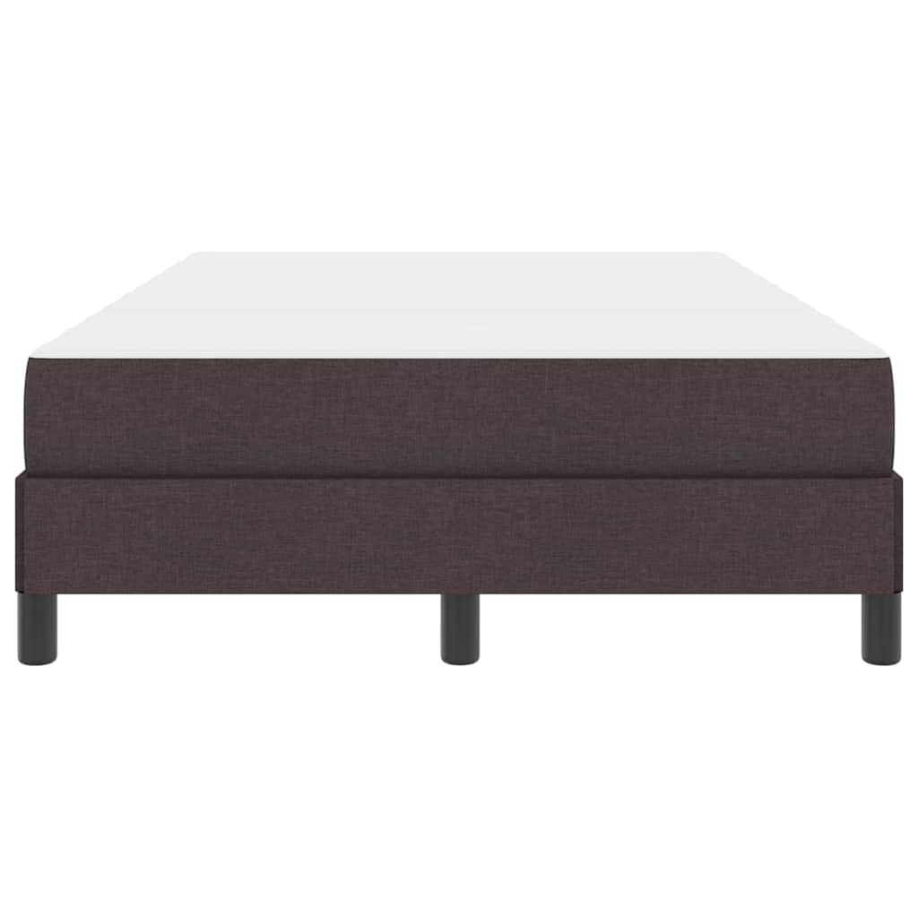 Boxspringbett mit Matratze Dunkelbraun 120 x 200 cm Stoff