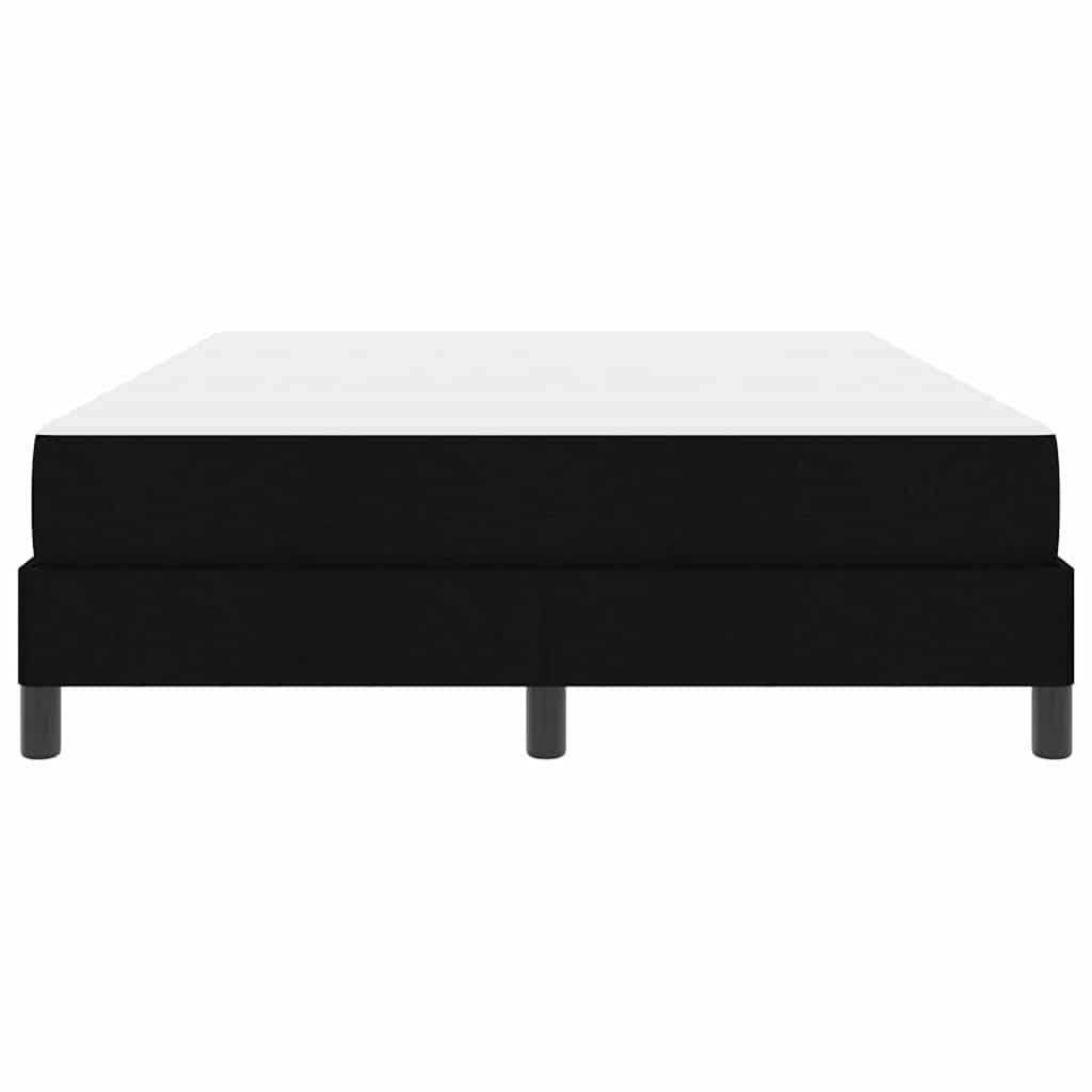 Boxspringbett mit Matratze Schwarz 140 x 200 cm Stoff