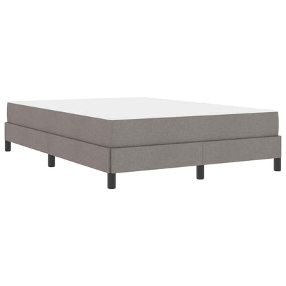 Boxspringbett mit Matratze Taupe 140 x 200 cm Stoff