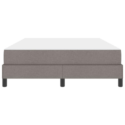 Boxspringbett mit Matratze Taupe 140 x 200 cm Stoff