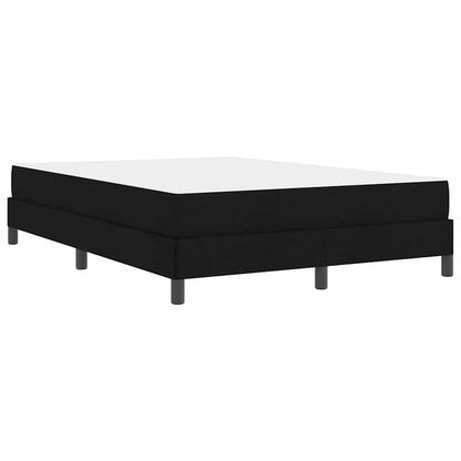 Boxspringbett mit Matratze Schwarz 160 x 200 cm Stoff
