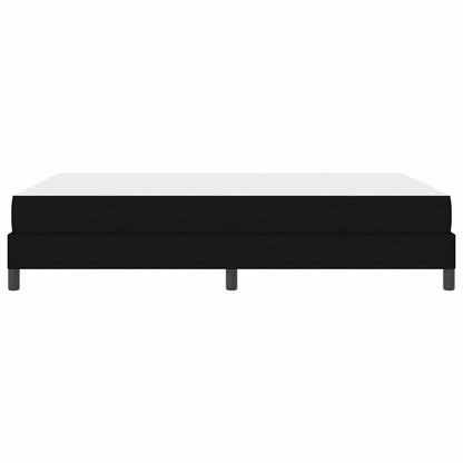 Boxspringbett mit Matratze Schwarz 160 x 200 cm Stoff