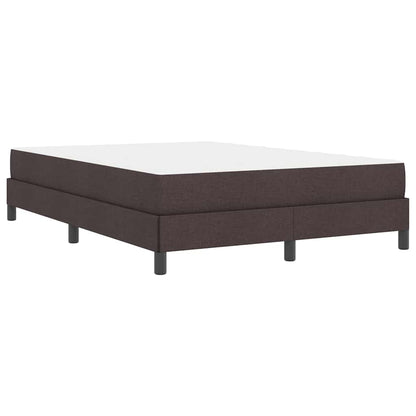 Boxspringbett mit Matratze Dunkelbraun 160 x 200 cm Stoff
