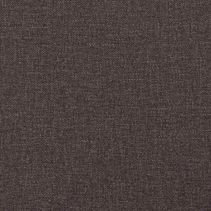 Boxspringbett mit Matratze Dunkelbraun 160 x 200 cm Stoff