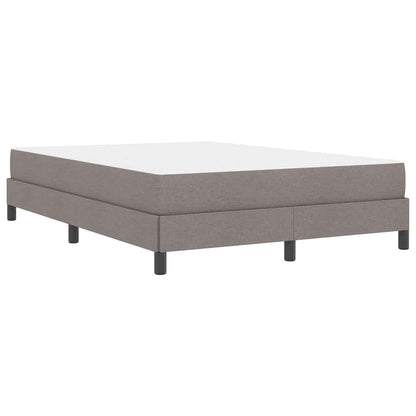 Boxspringbett mit Matratze Taupe 160 x 200 cm Stoff