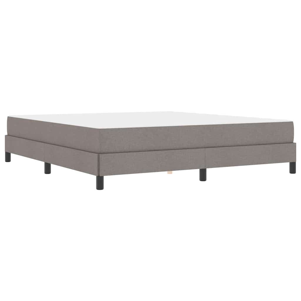 Boxspringbett mit Matratze Taupe 180 x 200 cm Stoff