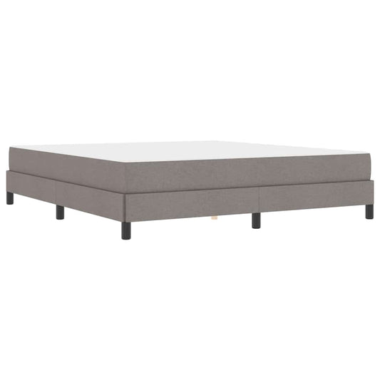 Boxspringbett mit Matratze Taupe 180 x 200 cm Stoff