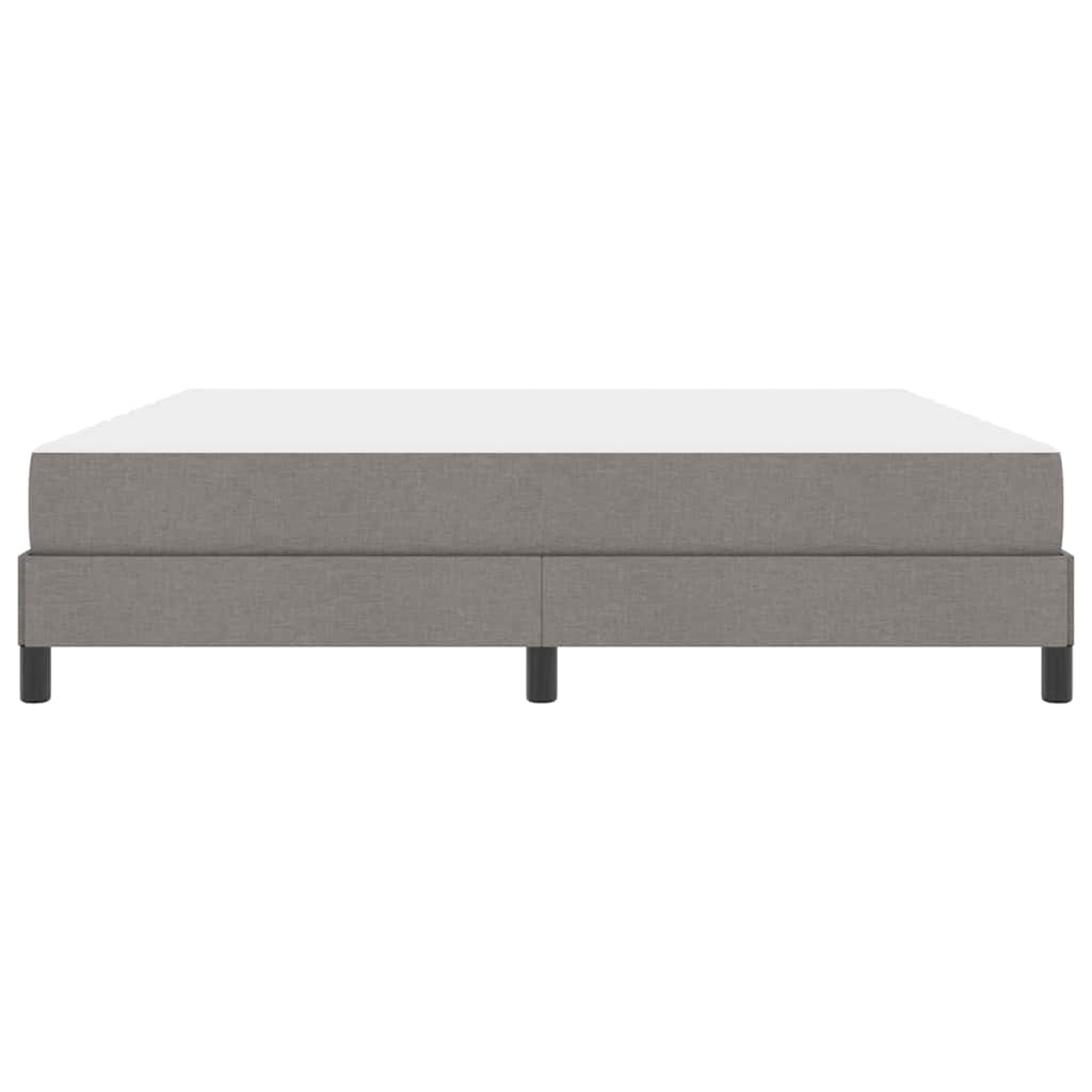 Boxspringbett mit Matratze Taupe 180 x 200 cm Stoff