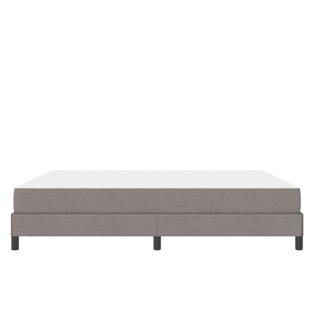 Boxspringbett mit Matratze Taupe 180 x 200 cm Stoff