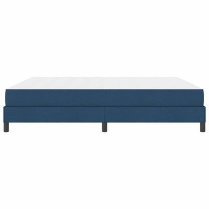 Boxspringbett mit Matratze Blau 180 x 200 cm Stoff